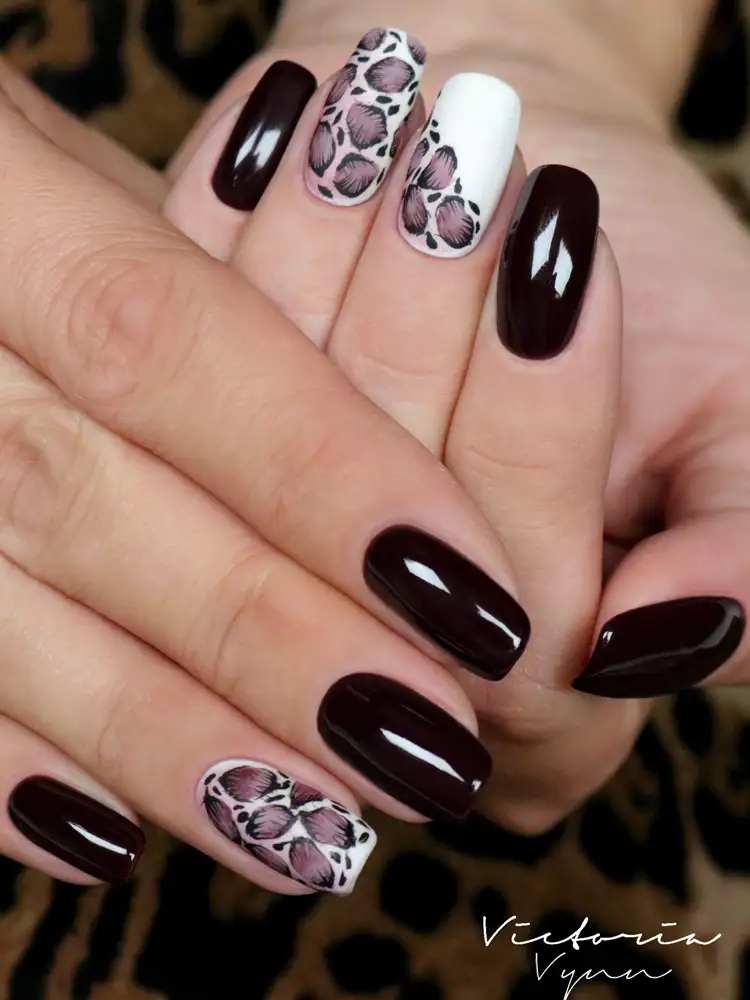 Victoria VYNN Pure dark chocolate truffle nails gel polish 136 dark truffle