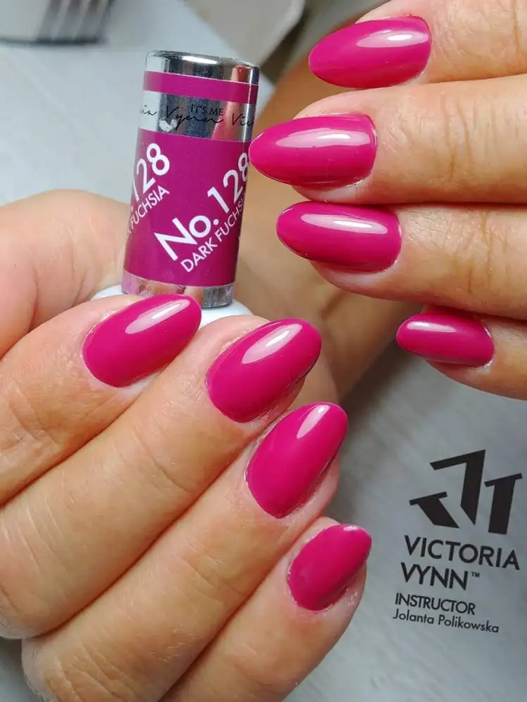 Victoria VYNN Pure Dark Fuchsia Gel Polish Pure Creamy No. 128