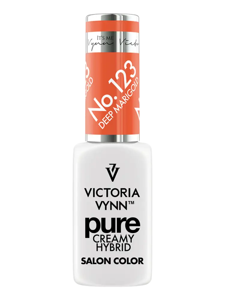 Victoria VYNN Pure Marigold Orange Nails Gel Polish no. 123 Deep Marigold