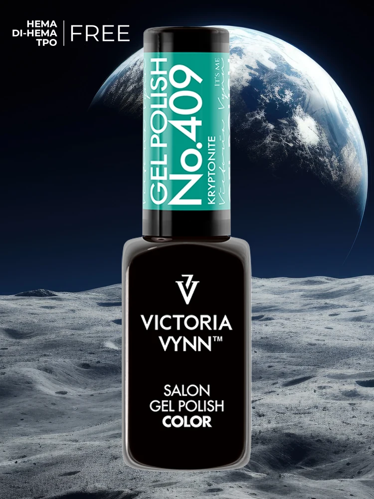 victoria vynn salon gel polish no. 409 kryptonite luna glass