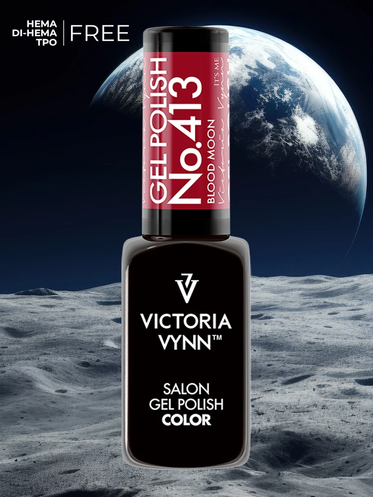 victoria vynn salon gel polish no. 413 Blood Moon luna glass