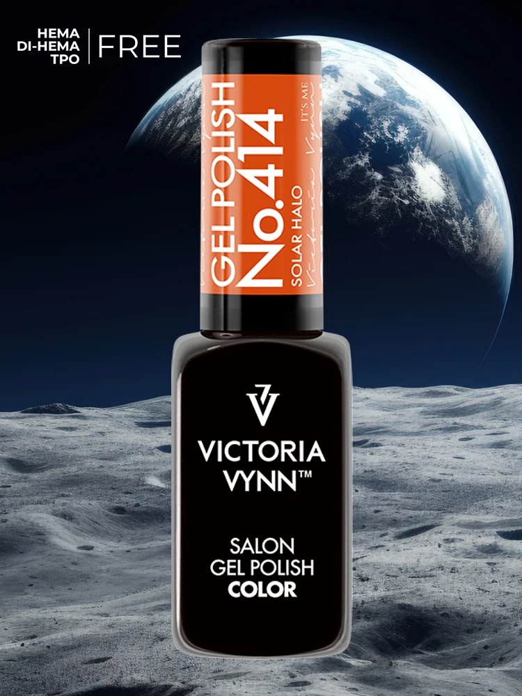 victoria vynn salon gel polish no. 414 Solar Halo luna glass