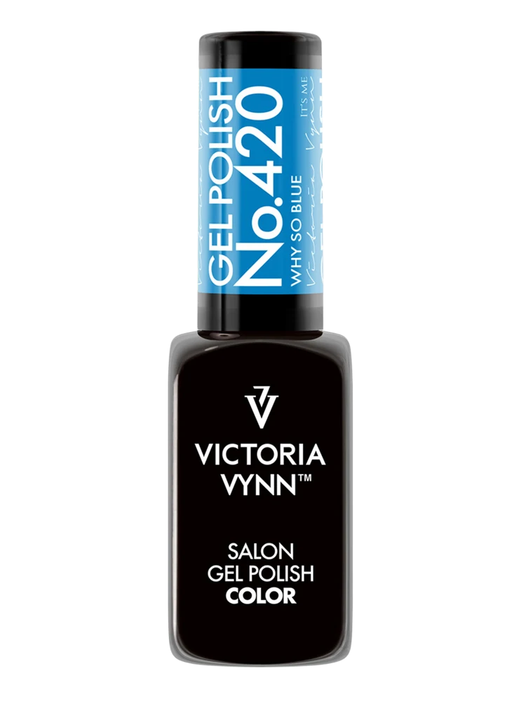 victoria vynn salon gel polish no. 420 Why So Blue