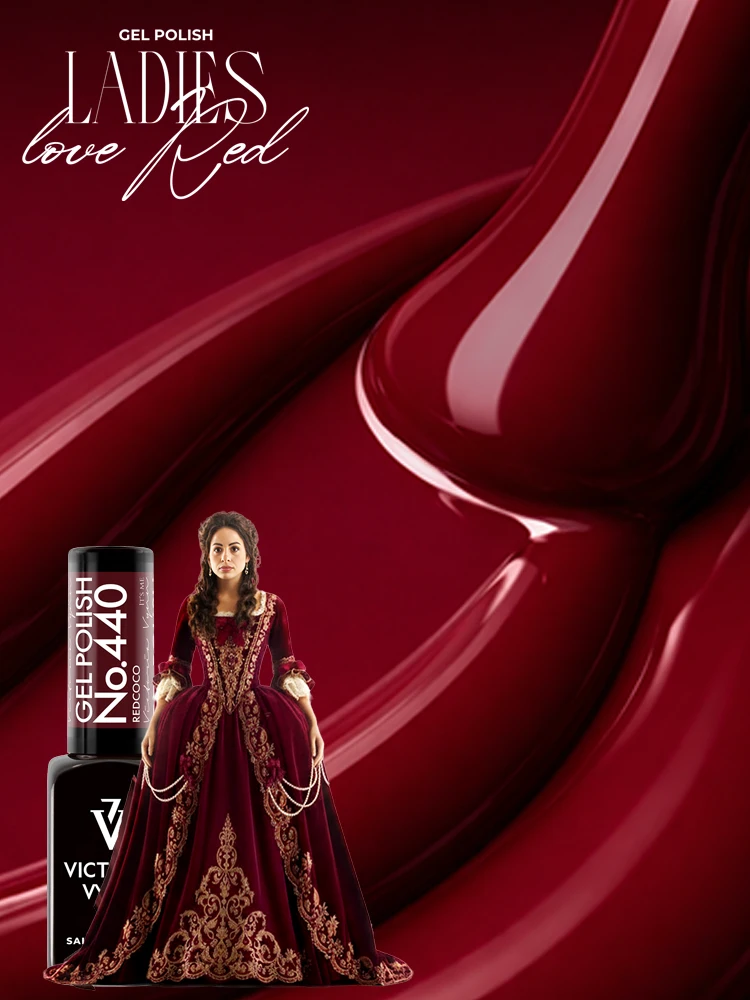 victoria vynn salon gel polish no. 440 Redcoco