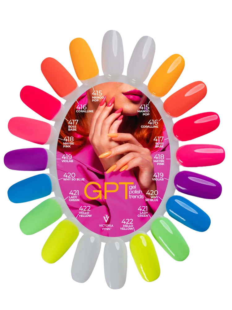 victoria vynn salon gel polish trends GPT Color Chart