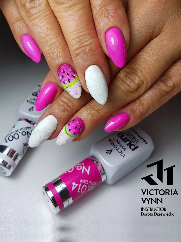 white high pigment gel polish 001 Victoria VYNN Pure Absolute White