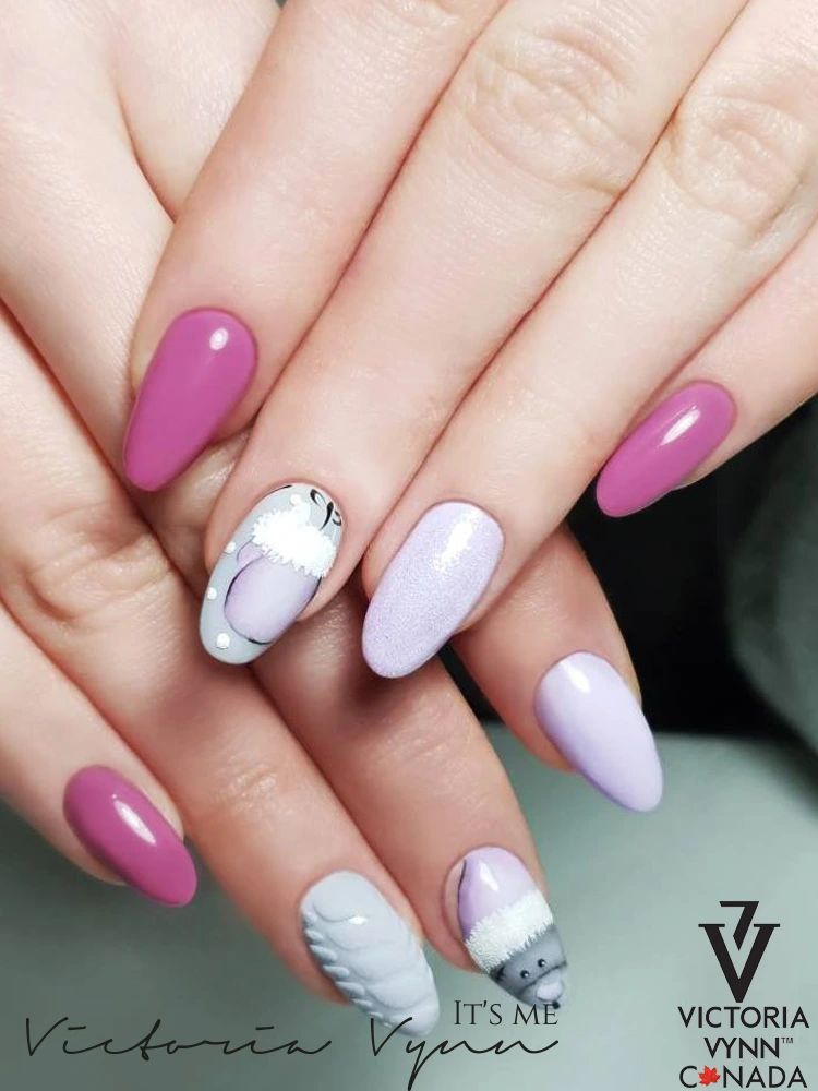wonderful lilac gel nail polish Victoria VYNN Pure Creamy Hybrid 017 Berry Cocktail