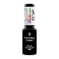 Victoria VYNN Salon Gel Polish Top Coat No Wipe Shimmer Multicolor