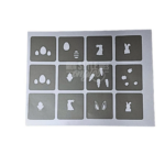 MSMO Stencils Nail Art - Easter – Motifs Rabbits & Eggs